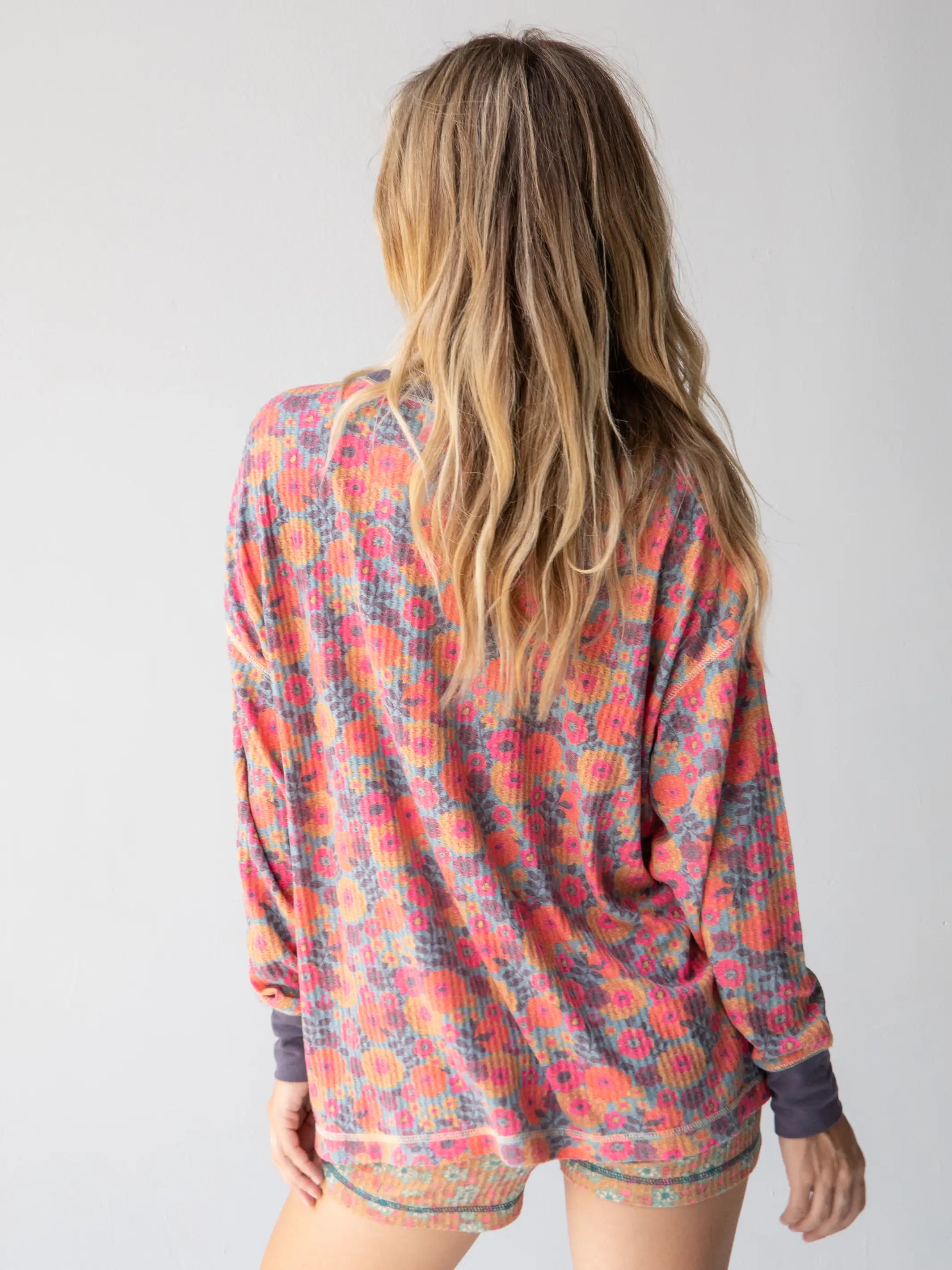 Mix & Match Thermal Pajama Top - Pink