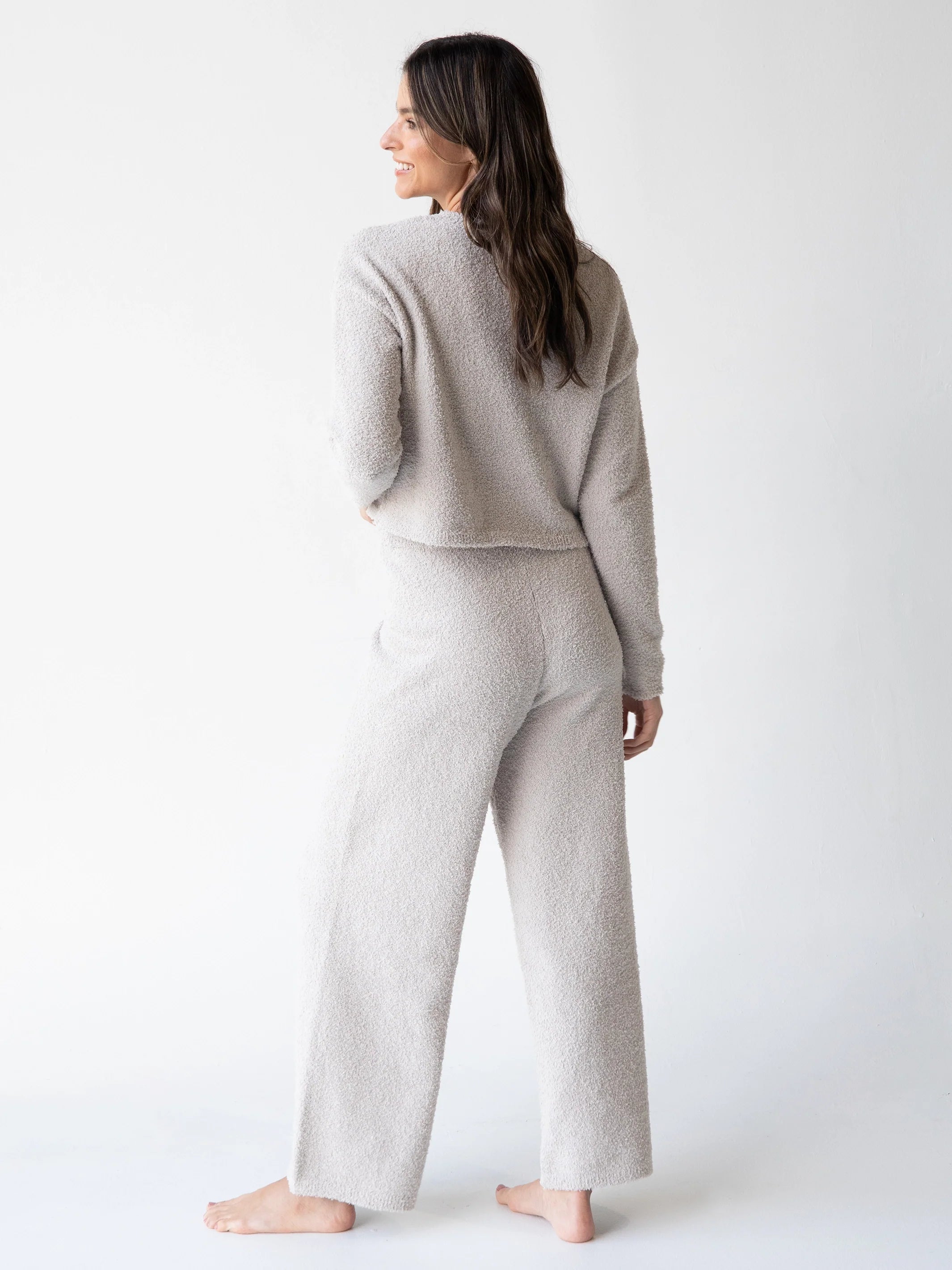 Cozy Up Pant & Sweater Set - Dove Grey
