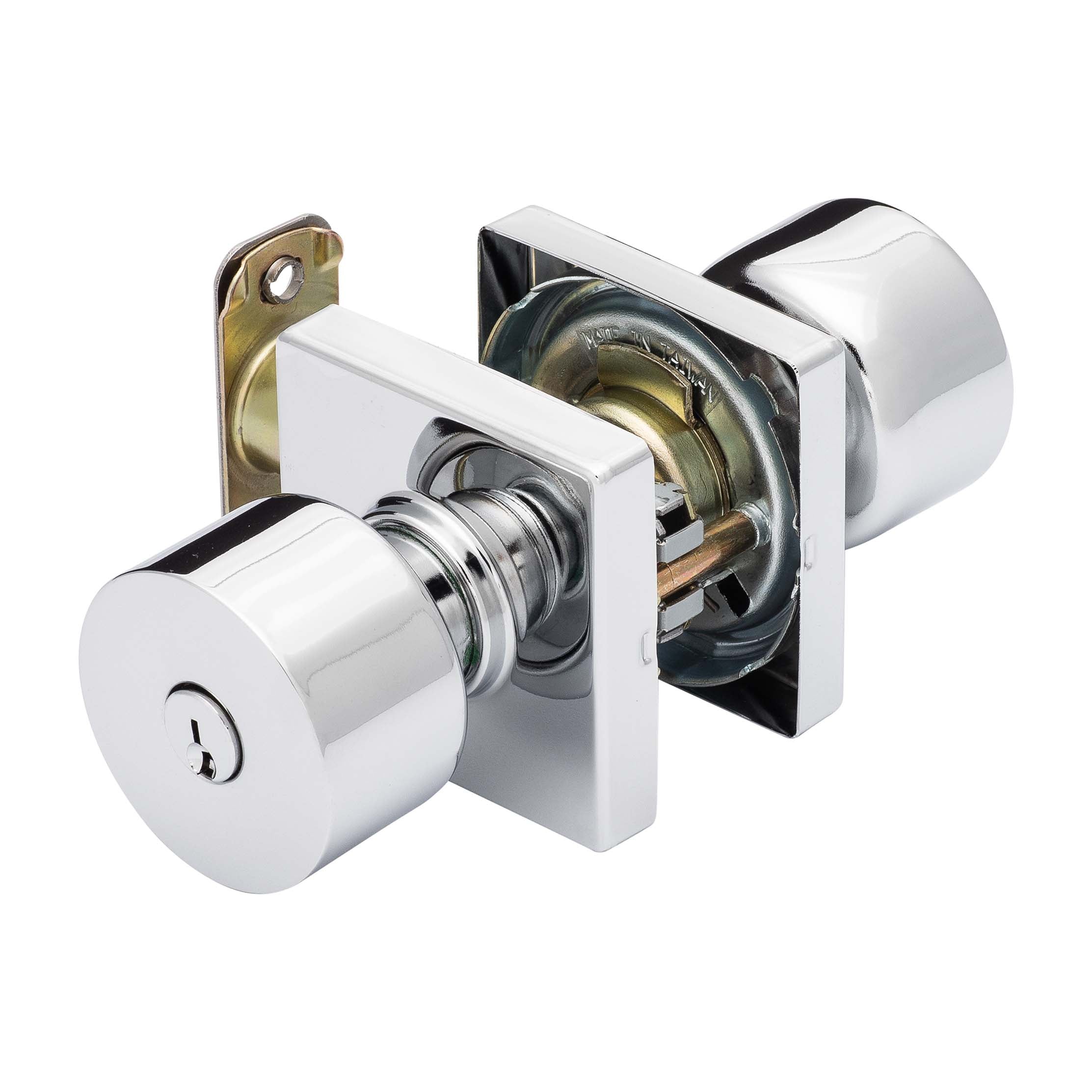 Door Knob Set Keyed / Entry Function Contemporary Style Oaklyn Collection